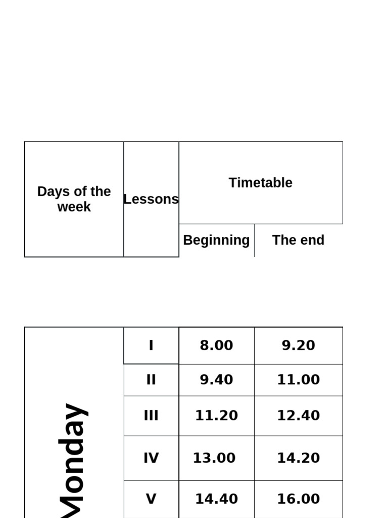 5 Year Timetable 24-25.autumn | PDF
