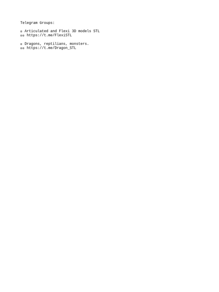 Telegram stl groups pdf