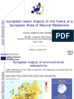 European Radon Map(s) in The Frame of A European Atlas of Natural Radiations