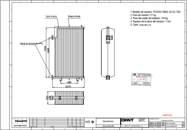 9.radiator Drawing Rev.01 | PDF