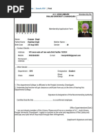 A.C. Joshi Library Membership Form | PDF