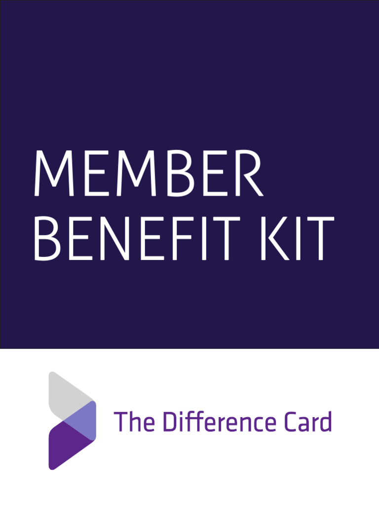 Difference Card Member Benefit Kit | PDF