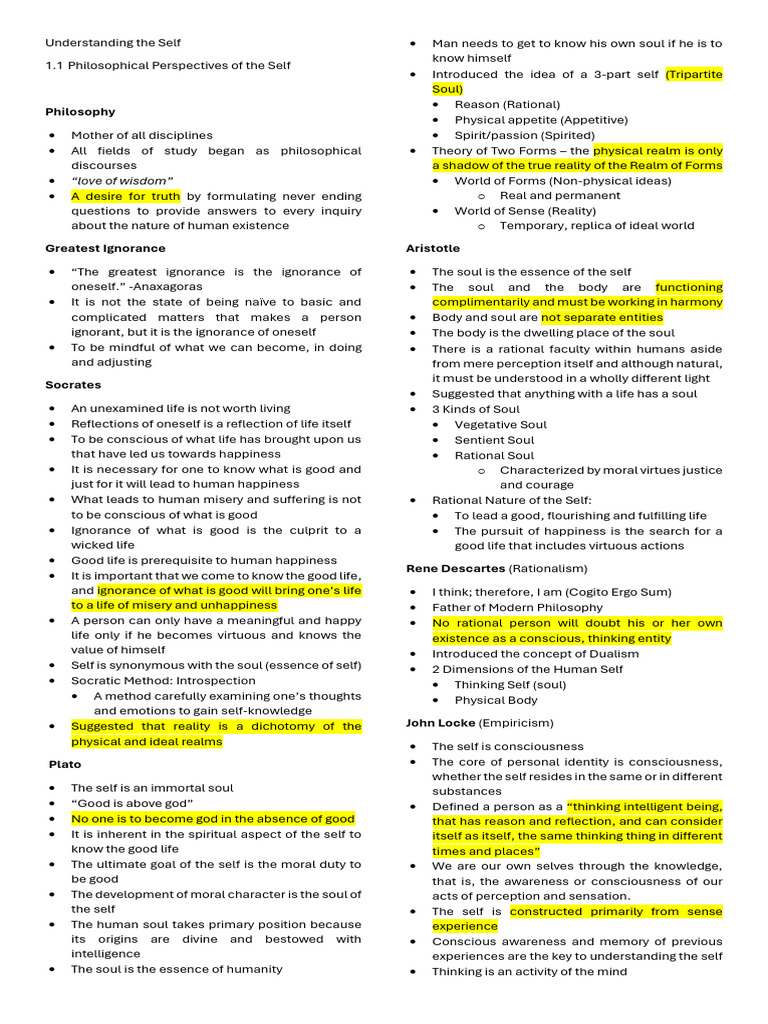 Understanding the self reviewer pdf