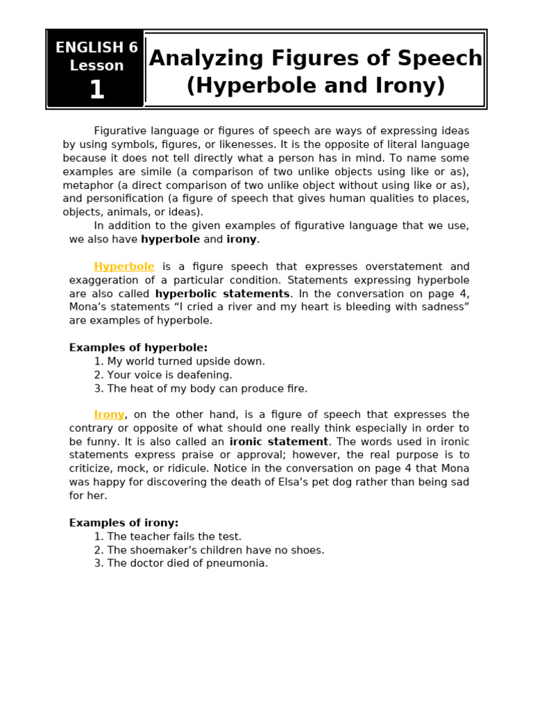 English 6, 1.1 | PDF