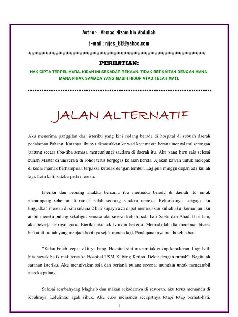 Jalan Alternatif Pdf