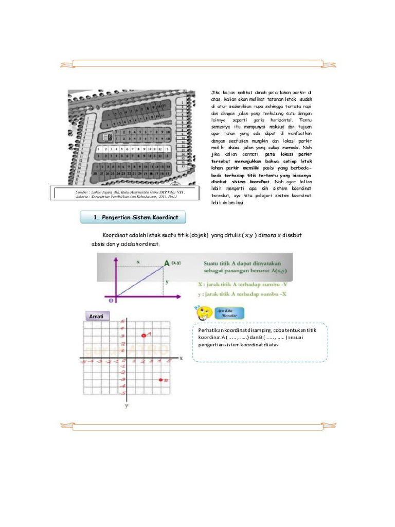Sistem Koordinat Cartesius | PDF