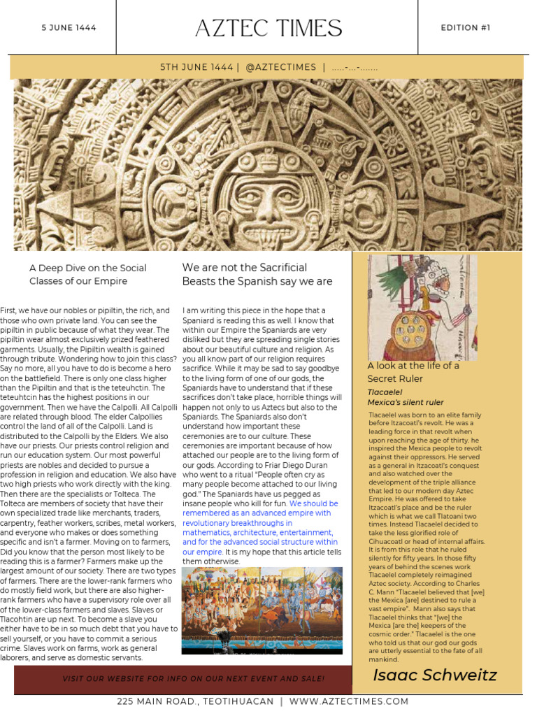 Aztec Times | PDF