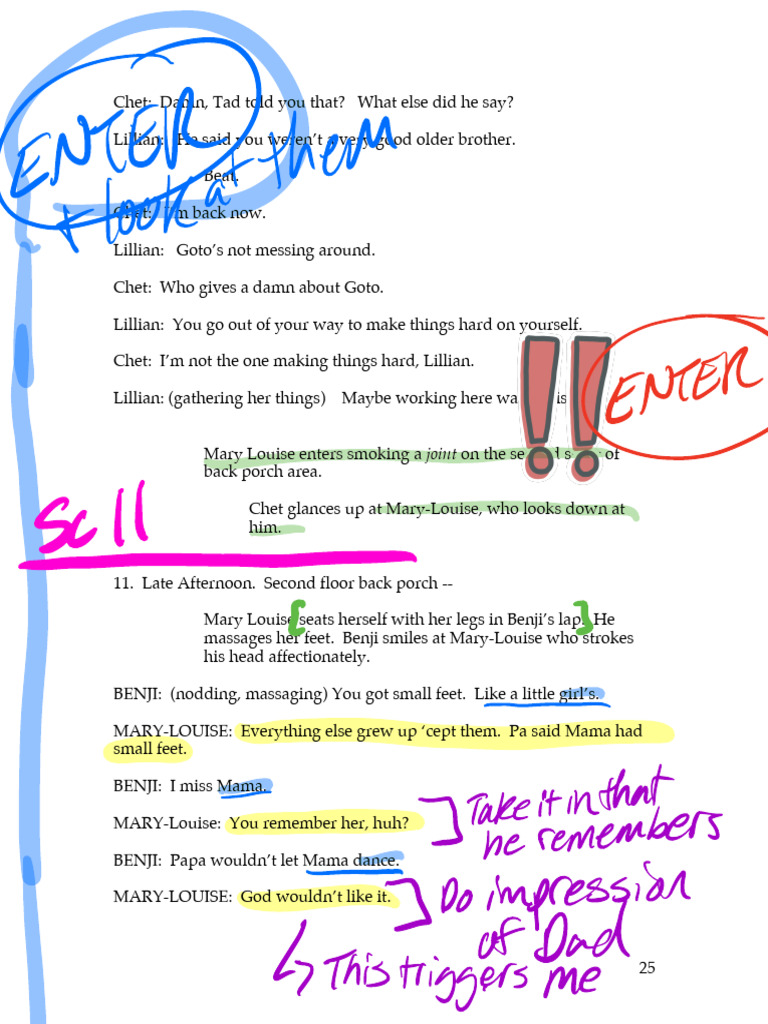 After The War Blues Script | PDF