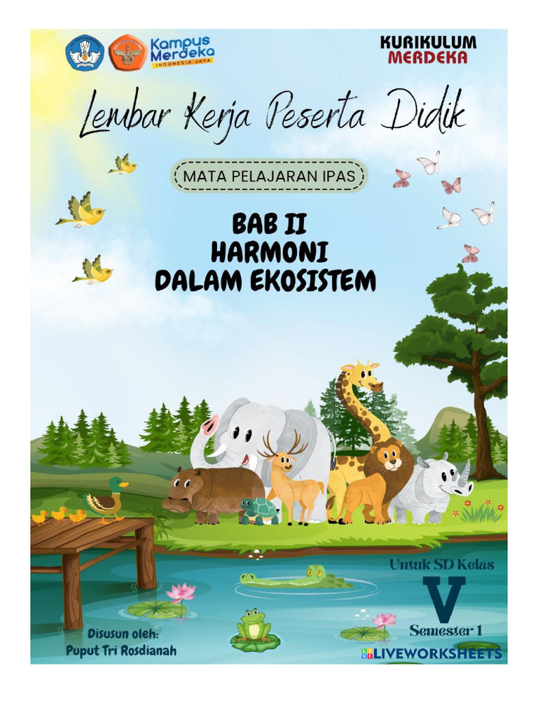 Modul Ajar Ipas Kelas 5 Harmoni Dalam Ekosistem Pdf Converter