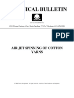 Air Jet Spinning of Cotton Yarns