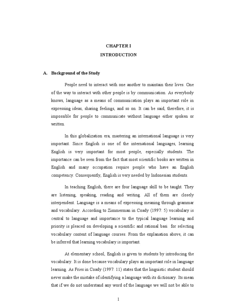 Research proposal on english as a second language image