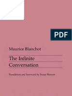 Maurice Blanchot - The Infinite Conversation