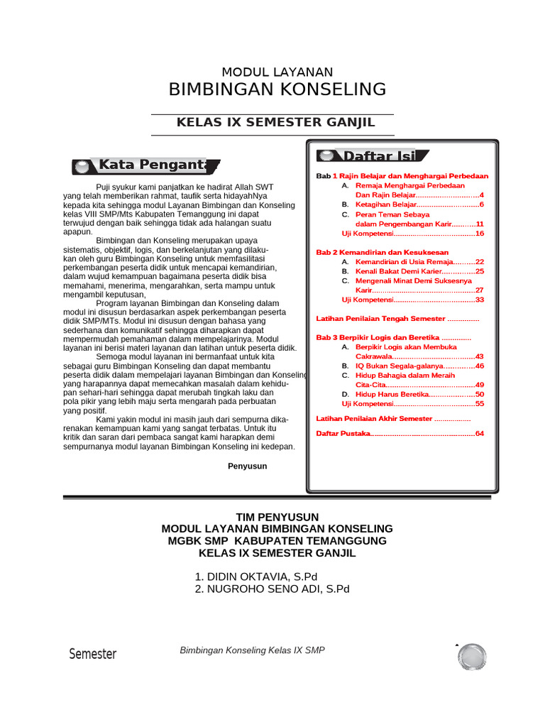 UJI COBA LKS (1) Seno Baru Setor Editor BP Hanif | PDF