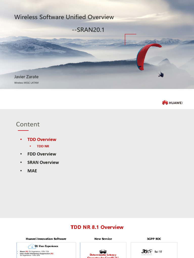 Wireless Software Unified Overview | PDF | Duplex (Telecommunications ...