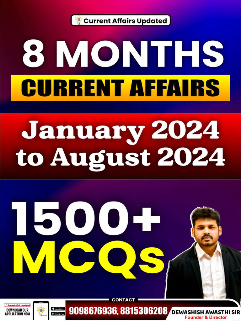 Jan To June 2024 MCQ | PDF