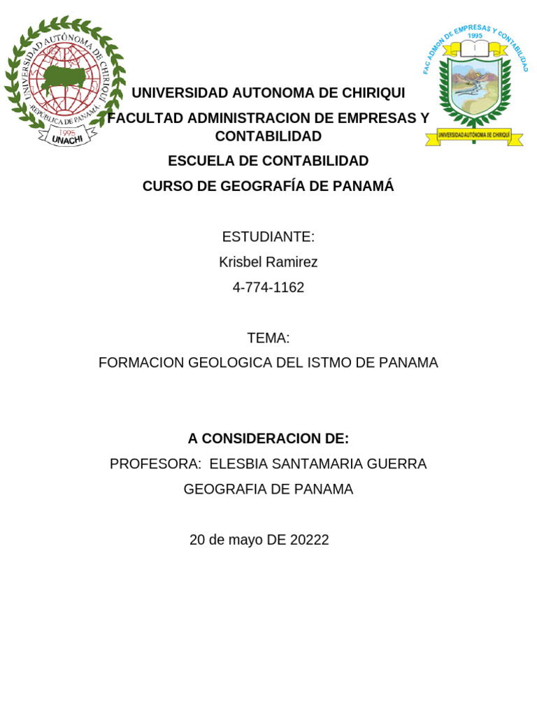 Istmo De Panama Pdf