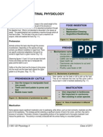 Gastrointestinal Physiology: Food Ingestion Food Ingestion