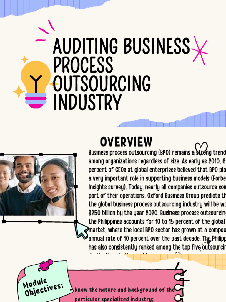 BPO Industry Overview and Audit Insights | PDF | Outsourcing | Business ...