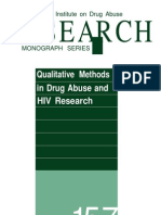 Qualitative Methods in Drug Abuse and HIV Research