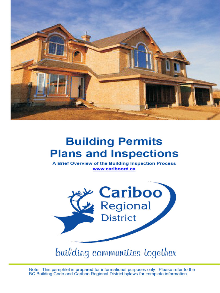 Guide To Building Permits Plans and Inspections | PDF | Chimney | Building