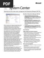 SC OpsMgr2007 R2-Overview