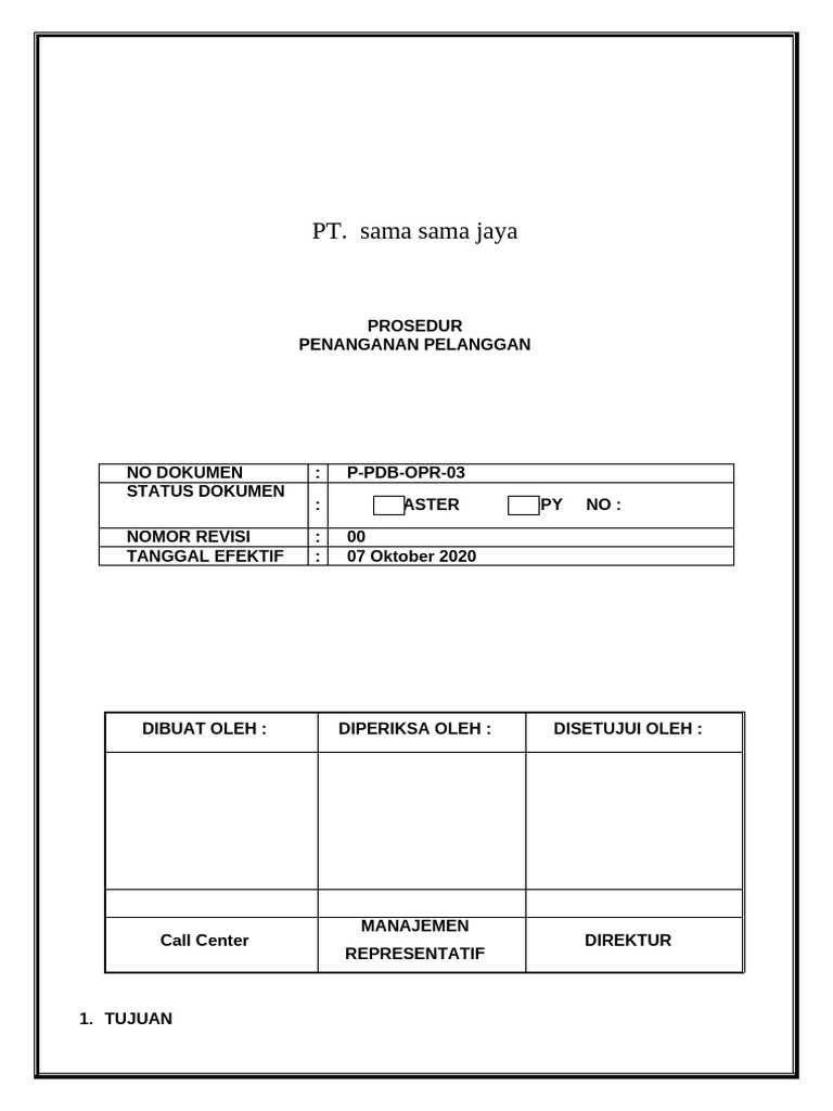 Dokumen pelanggan update pdf