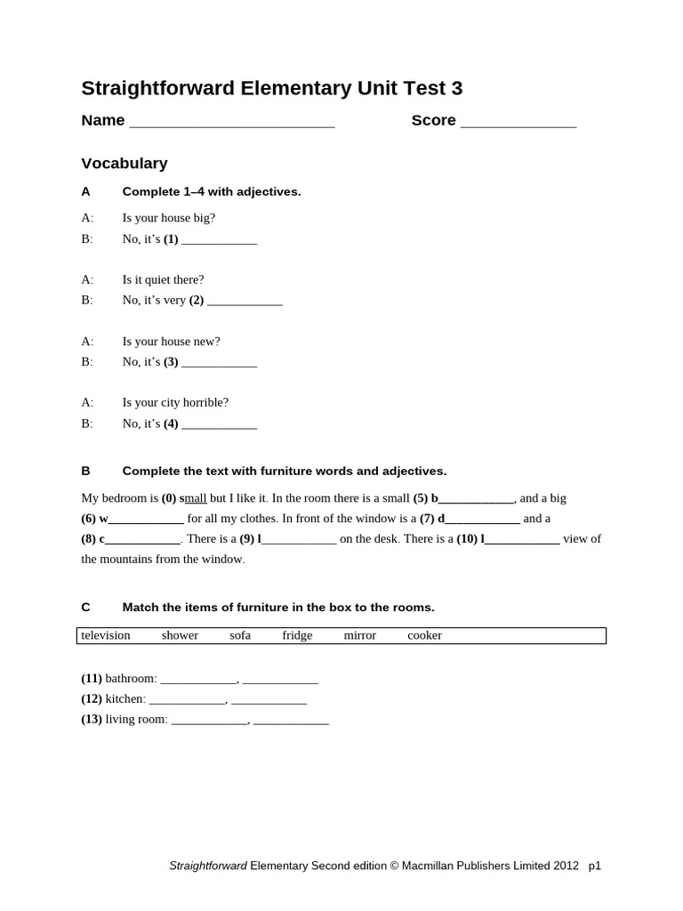 Unit 3 Test | PDF