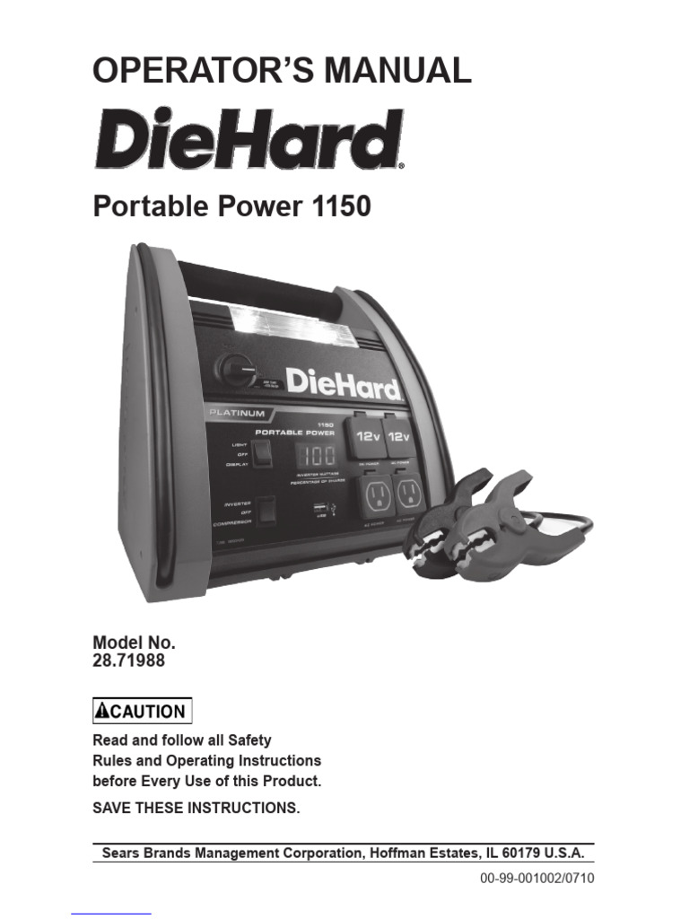 Portable Power 1150 | PDF