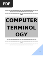 Computer Terminology