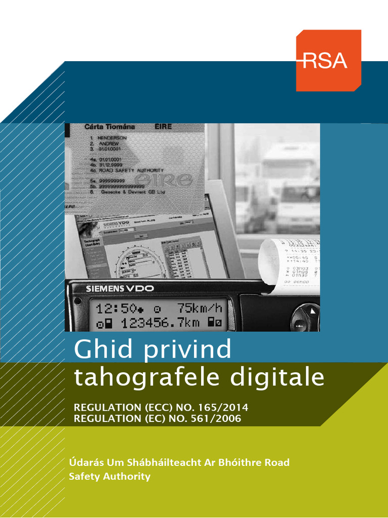 IRL RSA Guide To Digital Tachographs v2 WEB Nov 2021 MO | PDF