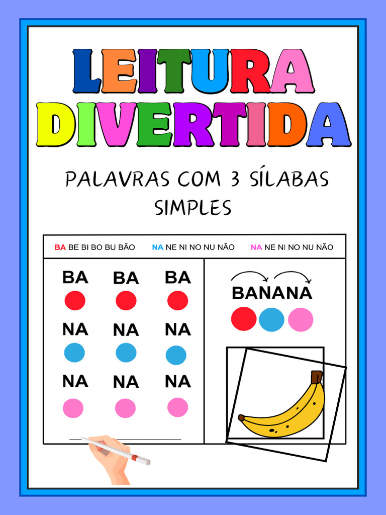 Apostila Sílabas Simples 03 Colorida | PDF