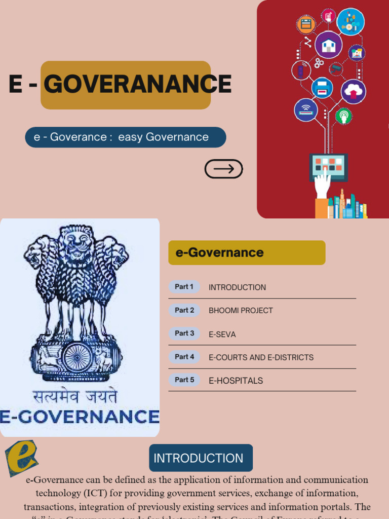 Blue Orange and Yellow Color Blocks Government Progress Report ...