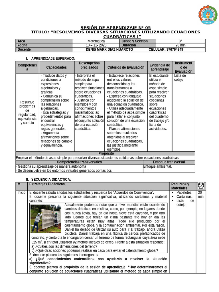 3°-Sesion 5 - Eda 7 | PDF