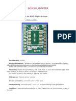 SOIC20 Adapter