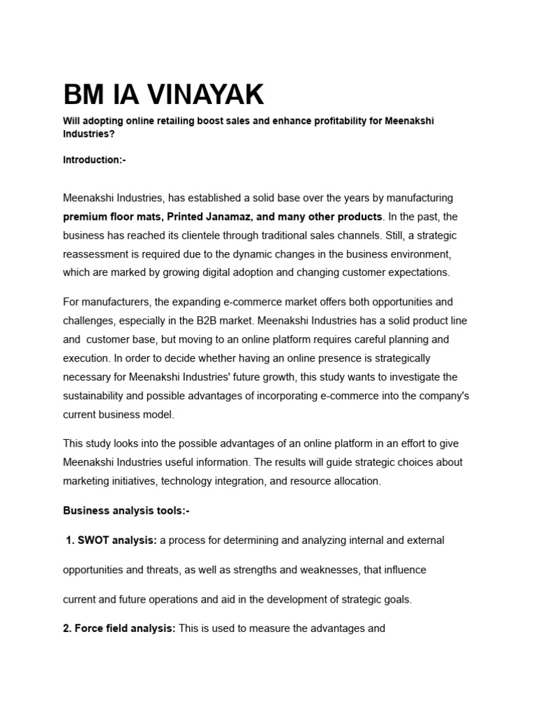 BM Ia | PDF