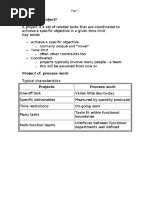 What is a Project