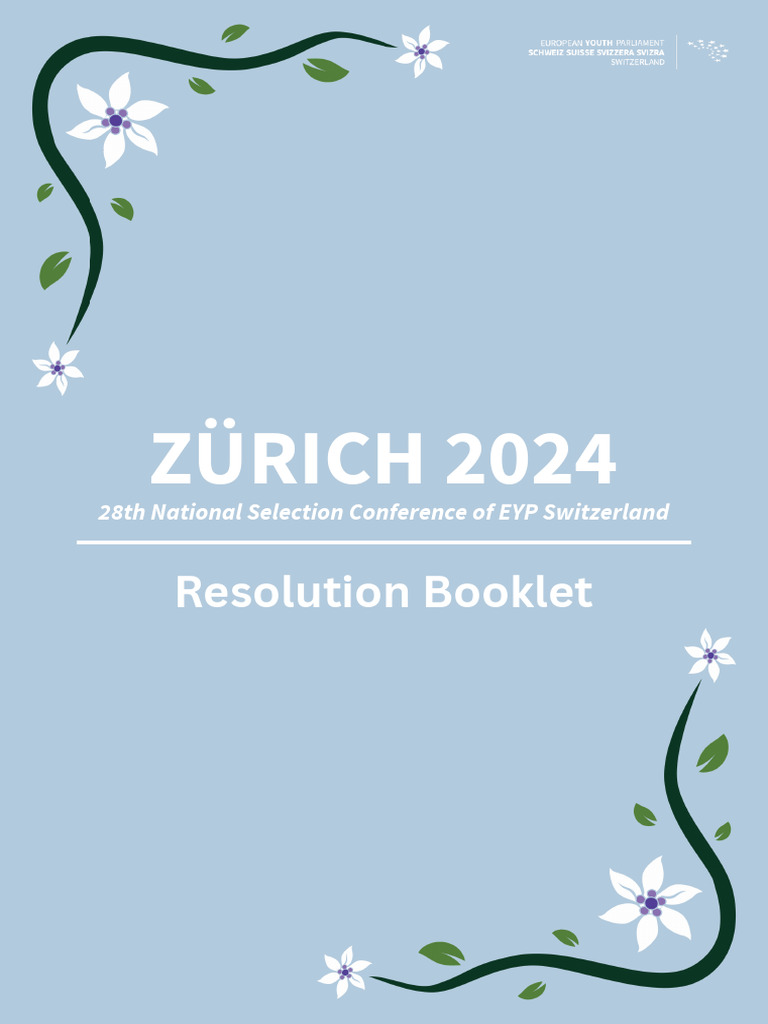 ResolutionBooklet NSCZürich2024 | PDF
