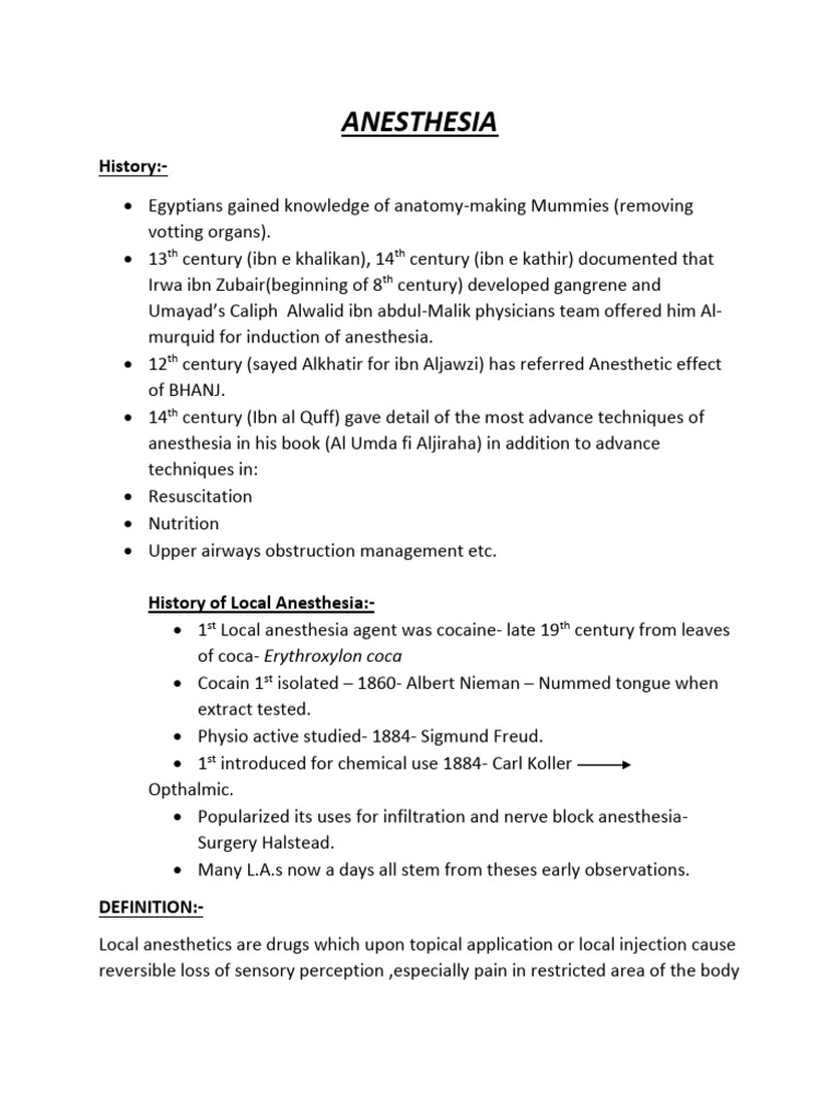 Anesthesia Pdf Anesthesia Self Improvement