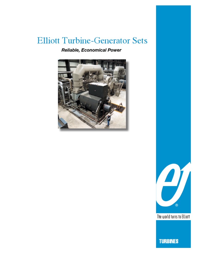 Elliott TurbineGenerator Configurations PDF Cogeneration Steam