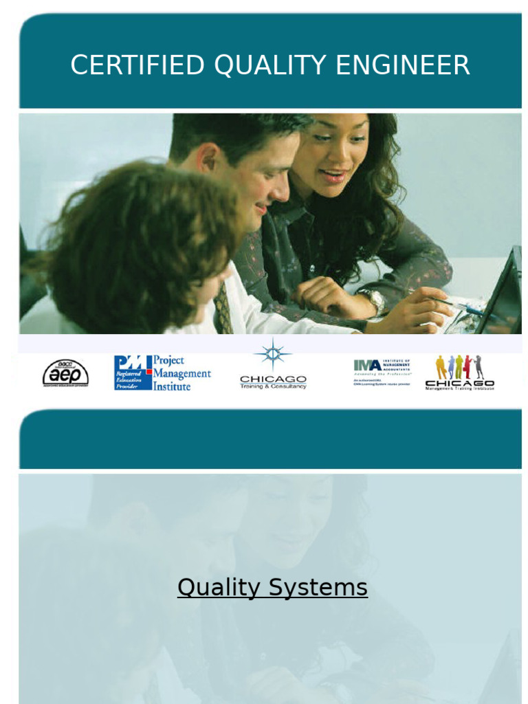 CQE - Training - Quality Systems Rev 1 | PDF