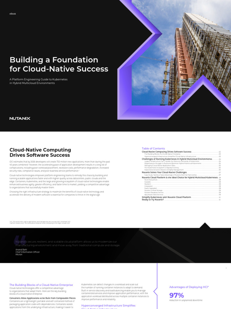 Eb Building Foundation For Cloud Native Success | PDF | Cloud Computing ...