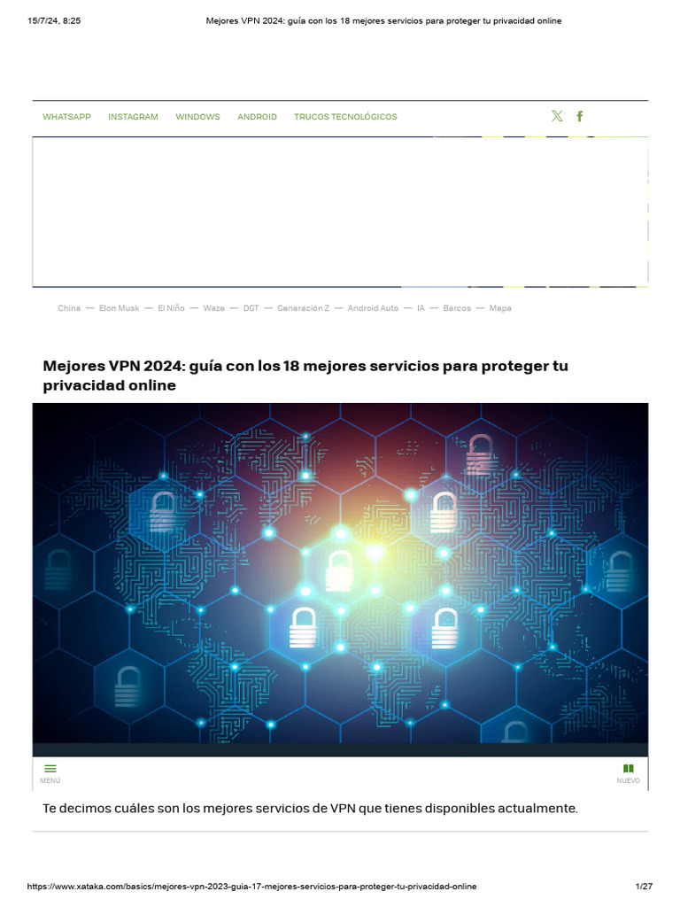 Mejores VPN 2024 - Guía Con Los 18 Mejores Servicios para Proteger Tu ...