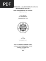 Download PERAN MILITER MESIR DALAM DEMOKRATISASI PASCA PRESIDEN HUSNI MUBARAK by Ezka Amalia SN76878289 doc pdf