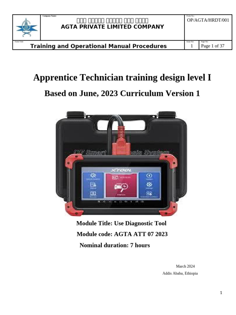 Use Diagnostic Tool Pdf