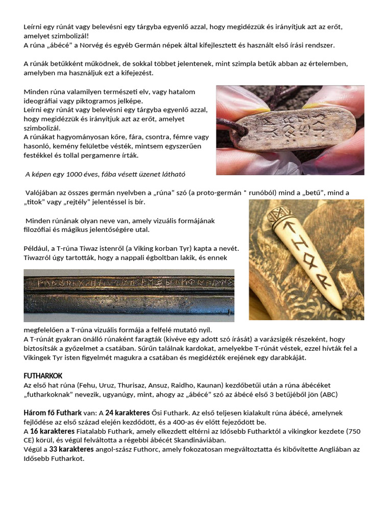 Viking Rúnák | PDF