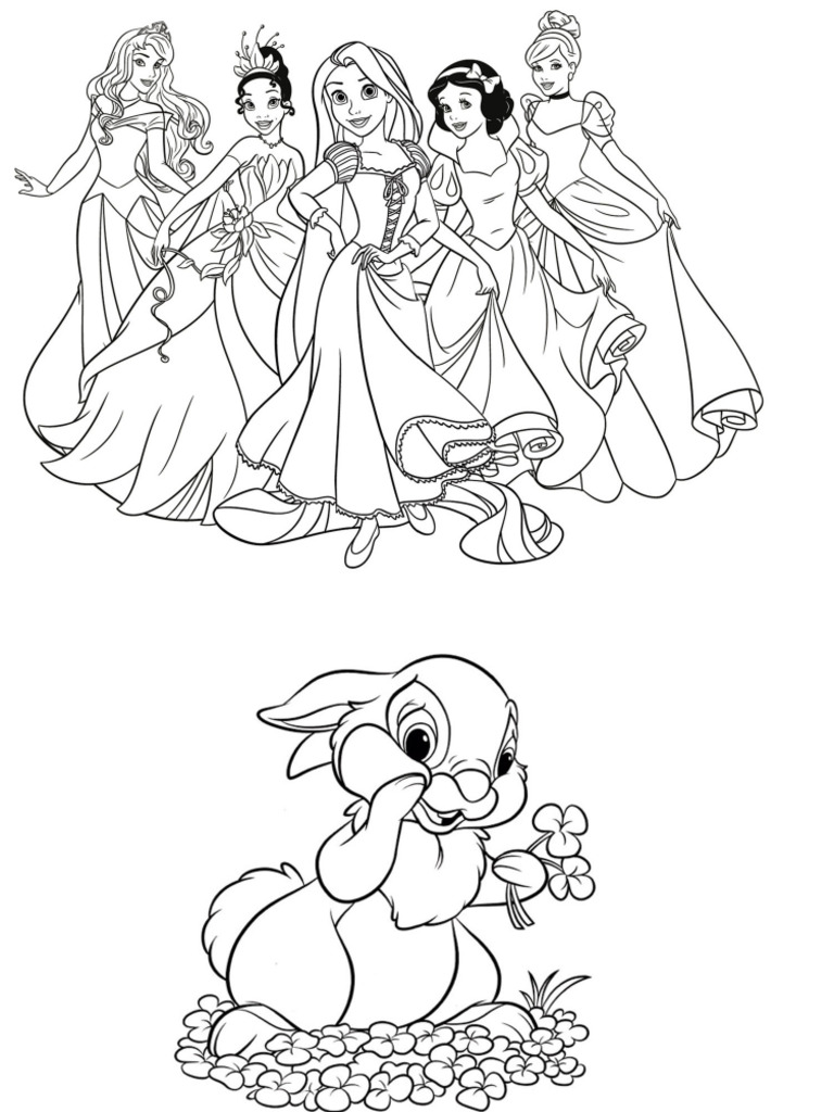 Dibujos Disney Colorear | PDF