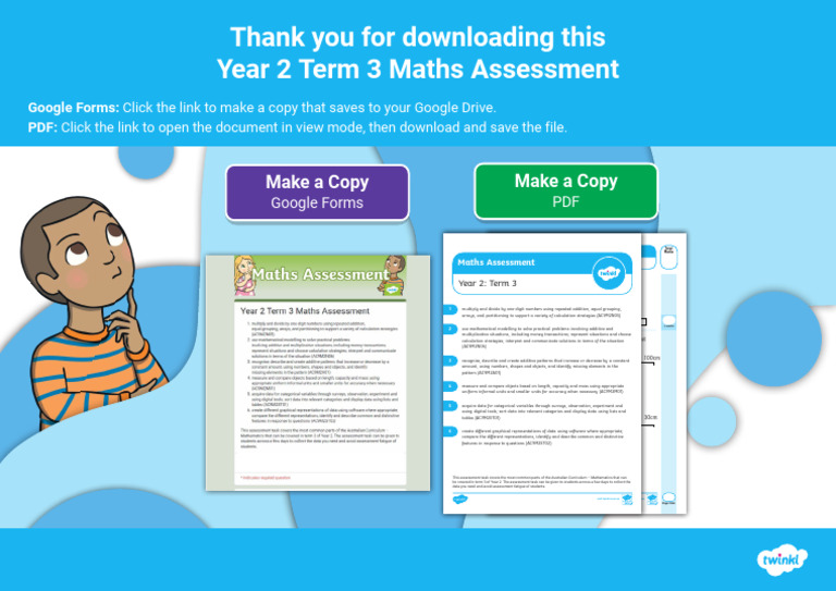 Year 2 Term 3 Maths Assessment PDF | PDF | Mathematics | Data