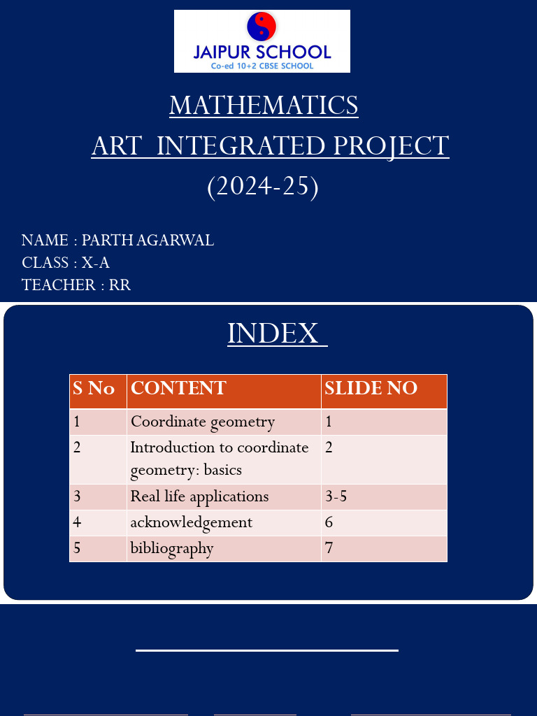 Coordinate Geometry Pdf