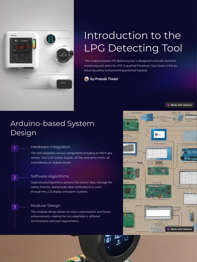 Arduino LPG Detection Tool Overview | PDF | Liquefied Petroleum Gas ...