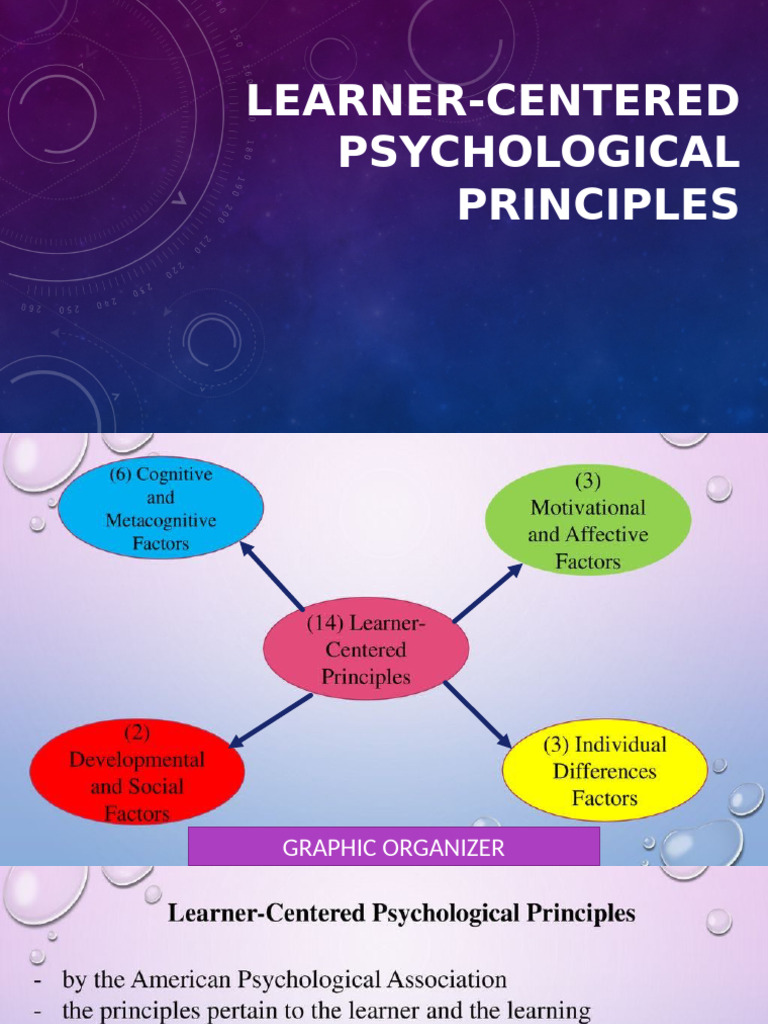Learner Centered Psychological Principles Ted03 | PDF